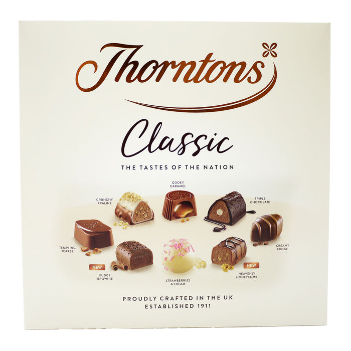 Thorntons Classic Chocolate Box, 262g (Pack of 2) | Assorted Luxury Chocolates for Every Occasion | Perfect for Gifting