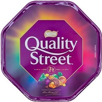 Quality Street Tub 600g| Assorted Selection of Classic Quality Street Chocolates | Perfect for Sharing, Gifting, and Festive Occasions (Pack Of 4 Tubs)