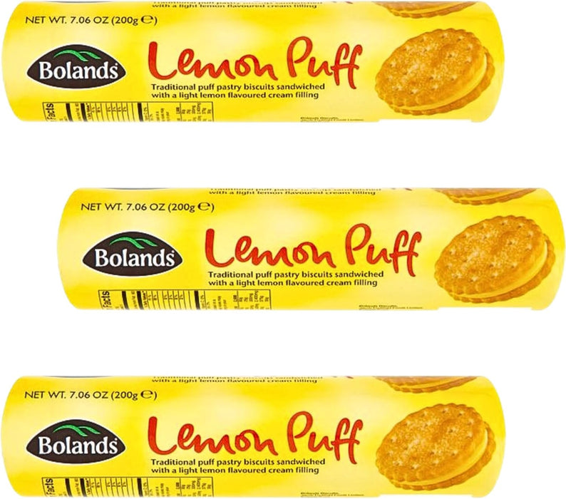 Bolands Lemon Puffs 200g (Pack of 3)